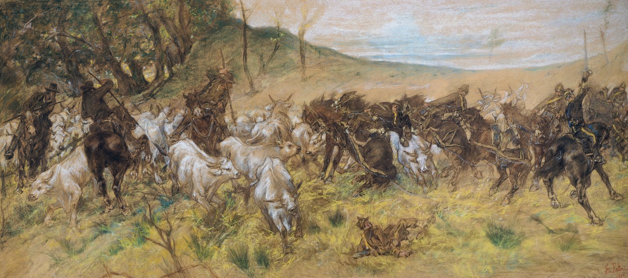Fatalt möte av Giovanni Fattori