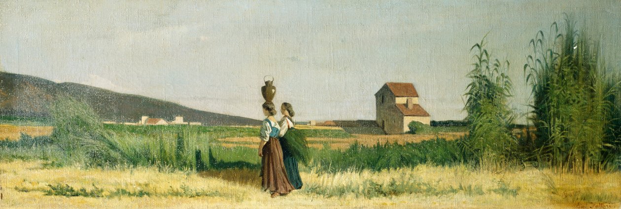 Livorno vattenbärare av Giovanni Fattori