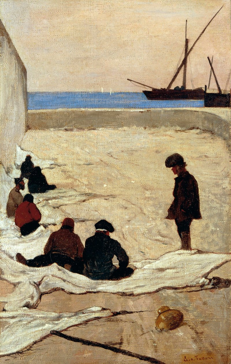 Lappa nät av Giovanni Fattori