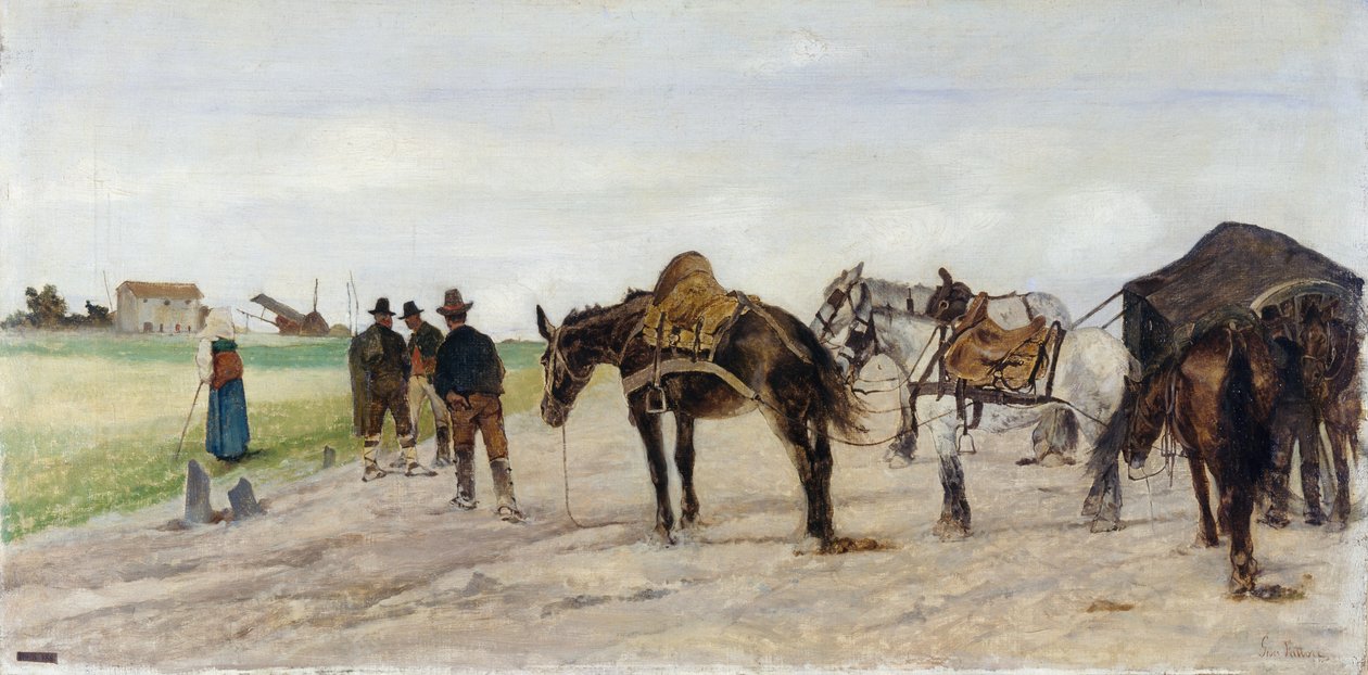 romersk landsbygd av Giovanni Fattori