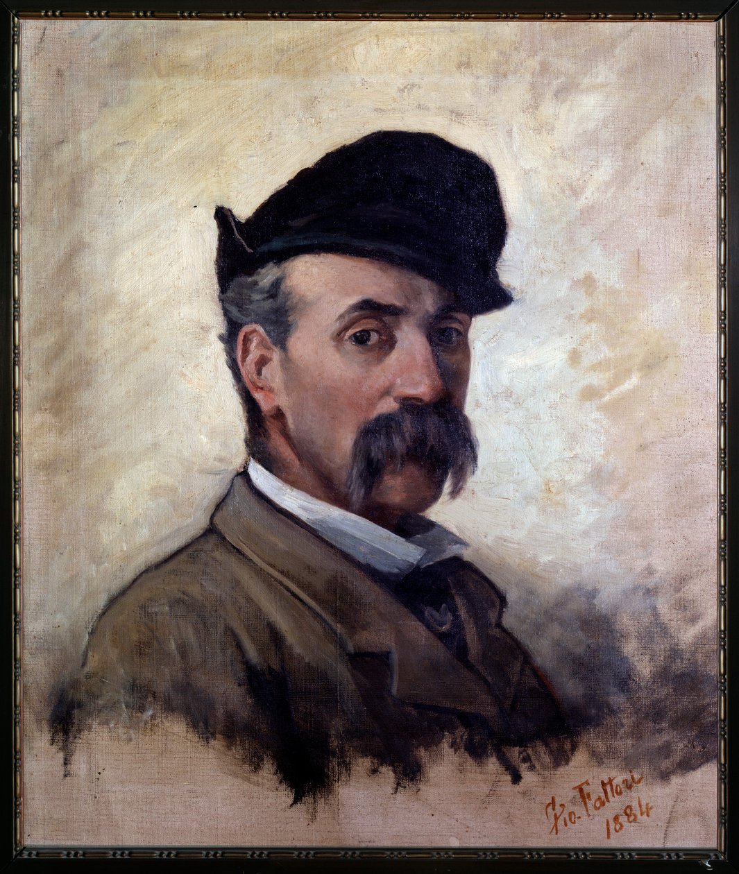 Självporträtt vid 59 års ålder (Målning av Giovanni Fattori