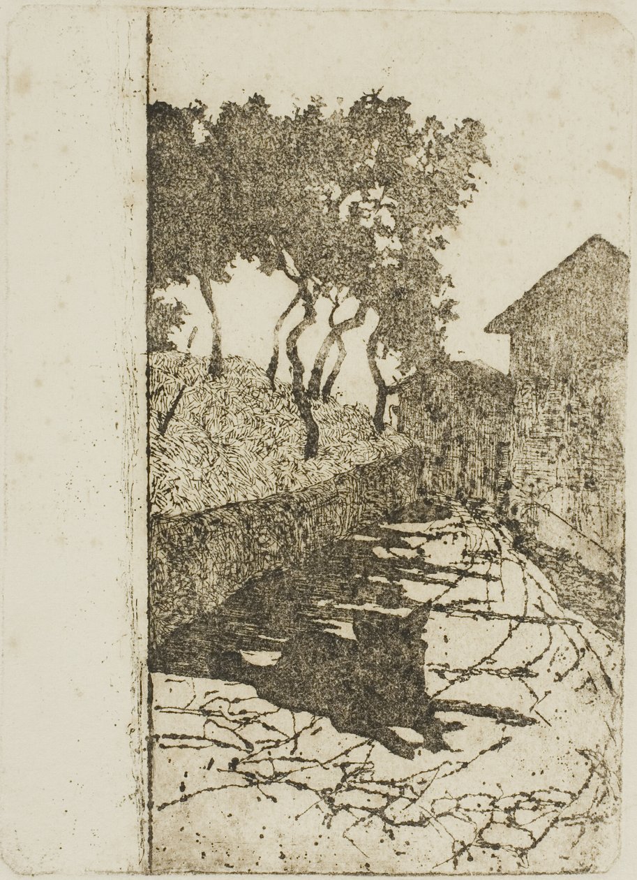 Den svarta hunden av Giovanni Fattori