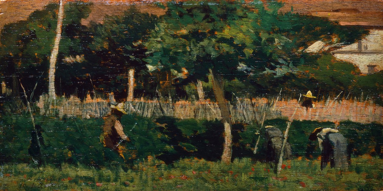 Trädgårdsmästarna, av Giovanni Fattori av Giovanni Fattori