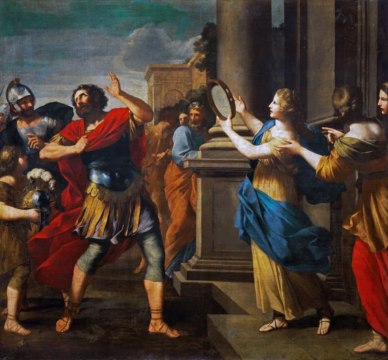 Barock: Jeftas dotter av Romanelli, Giovanni Francesco (1610-1662) av Giovanni Francesco Romanelli
