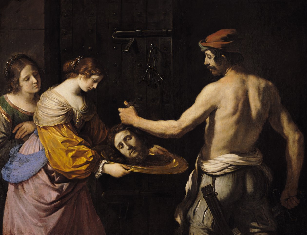 Salome tar emot Johannes döparens huvud, 1637 av Giovanni Francesco Barbieri
