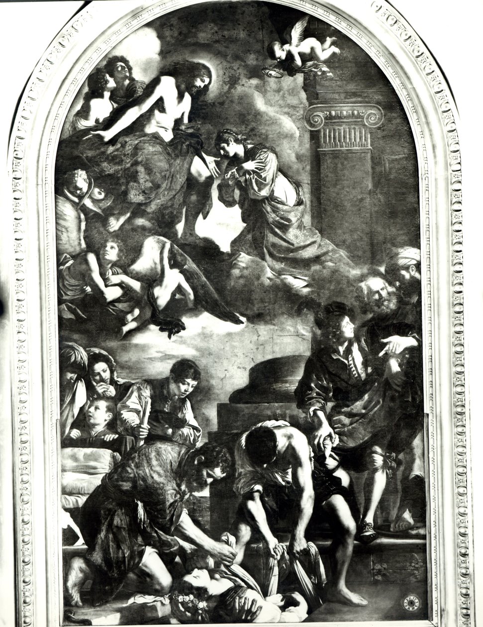 Begravningen av Saint Petronilla av Giovanni Francesco Barbieri