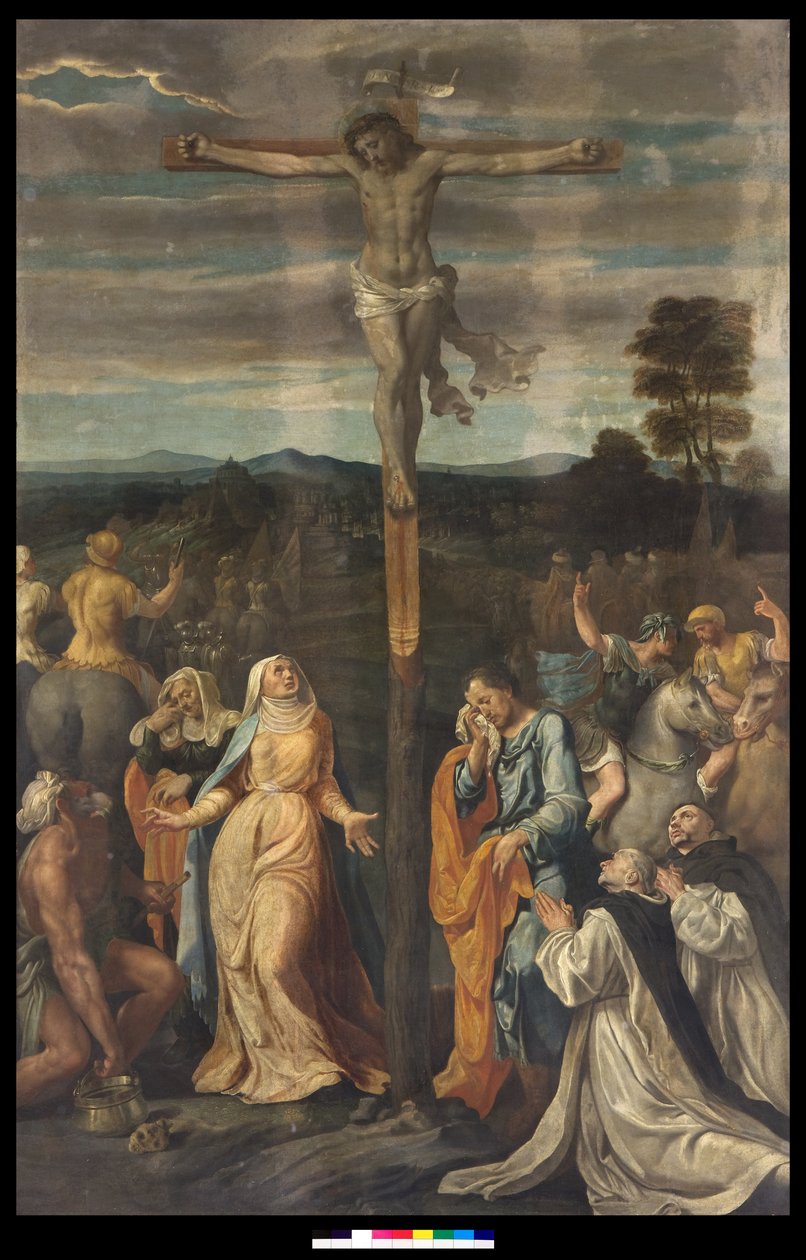 Korsfästelse, 1541-45 av Giovanni Fratino