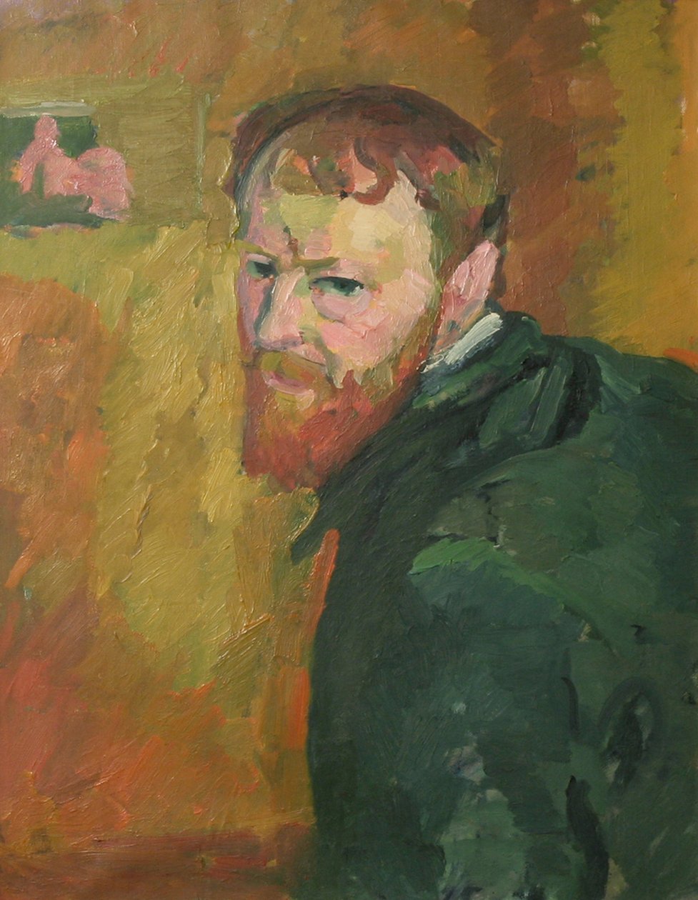 Självporträtt av Giacometti, Giovanni (1868-1933). Olja på duk, ca. 1913, Mått: 65x50. Kunsthaus Zuerich av Giovanni Giacometti