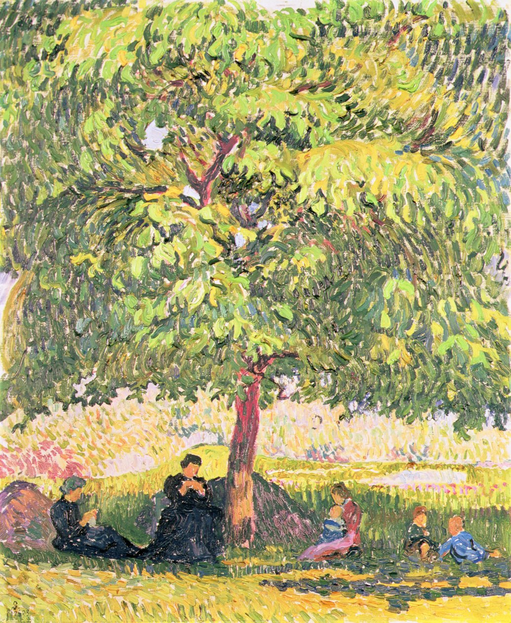 Under valnötsträdet av Giovanni Giacometti