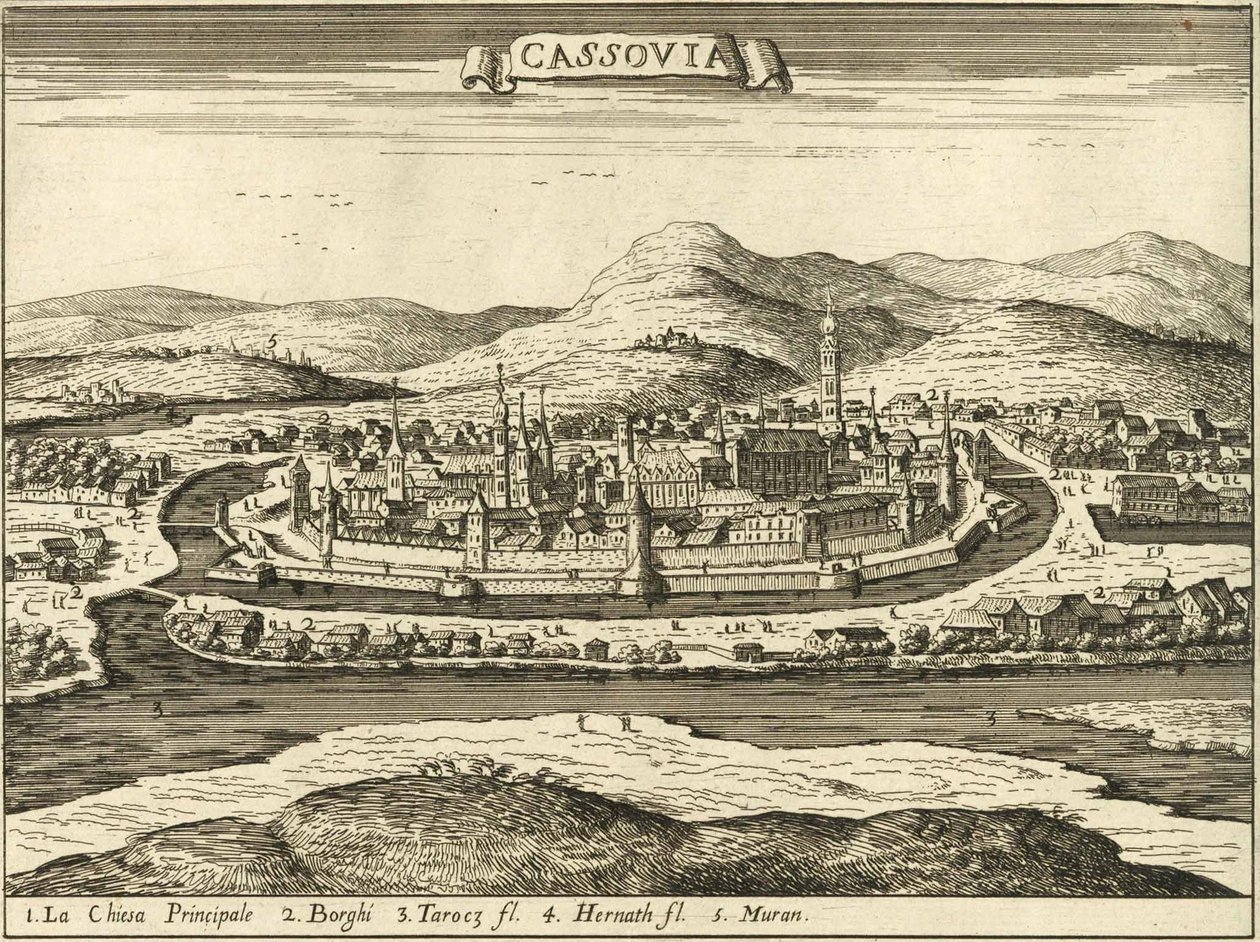 Slottet i Košice (Giovanni Giacomo De Rossi, 1683) av Giovanni Giacomo De Rossi