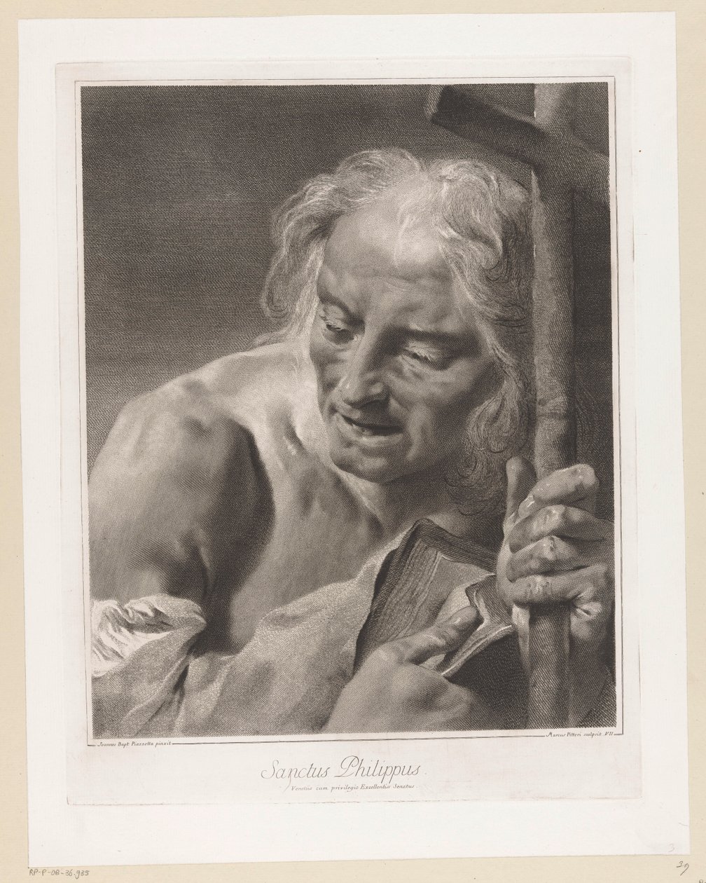 aposteln Filip Saint Philip (titel på objekt) Apostlar (serietitel) av Giovanni Marco Pitteri