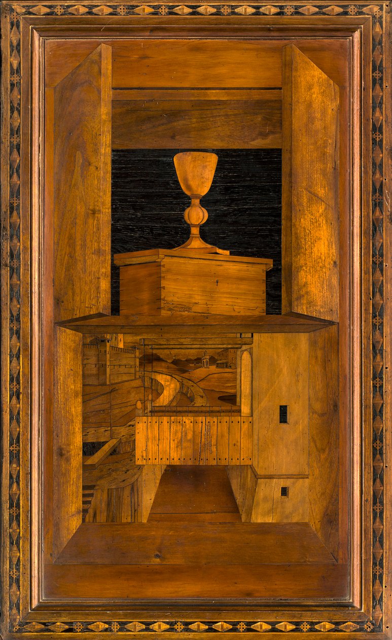 Lignaean Canonical Choir, inlagd av Giovanni Maria Platina 1484, Superior Stall av Giovanni Maria Platina