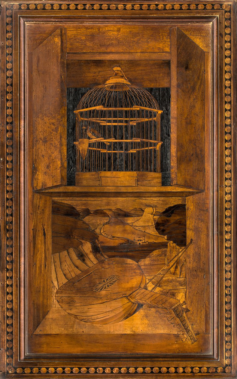 Lignaean Canonical Choir, inlagd av Giovanni Maria Platina 1484, Superior Stall av Giovanni Maria Platina