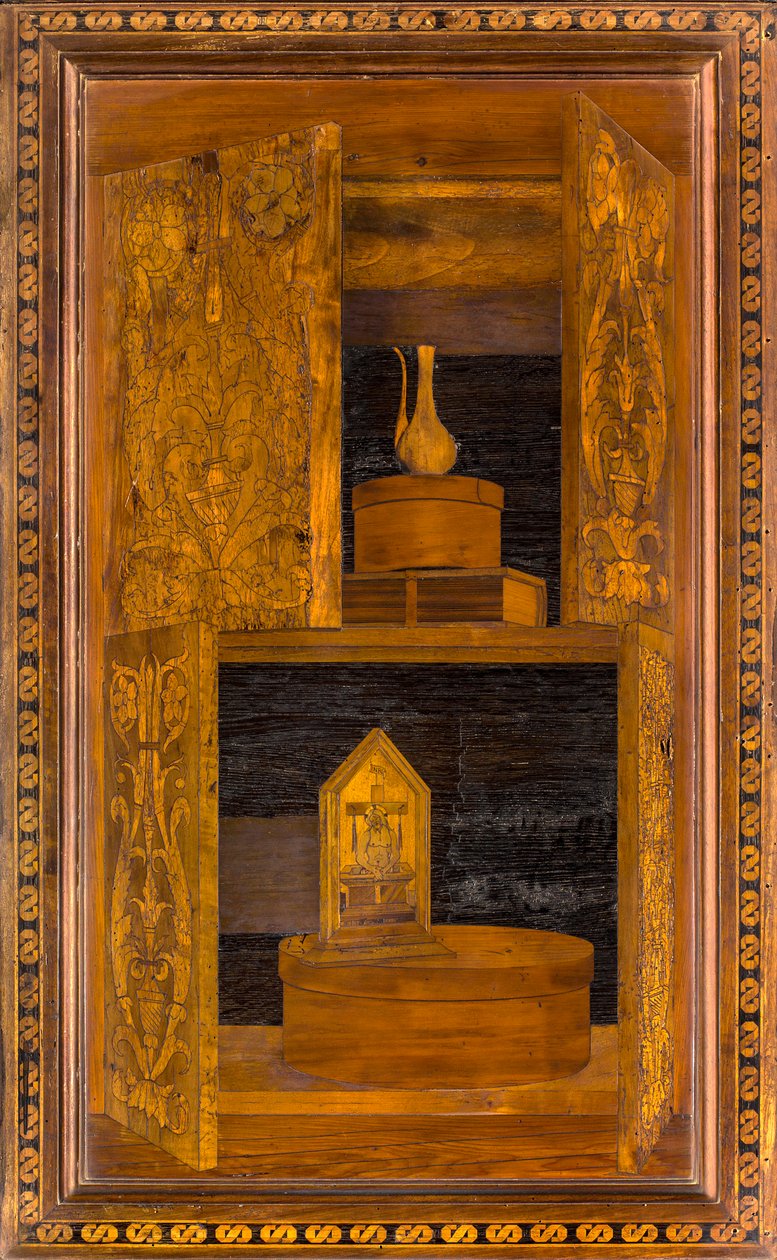 Lignaean Canonical Choir, inlagd av Giovanni Maria Platina 1484, Superior Stall av Giovanni Maria Platina