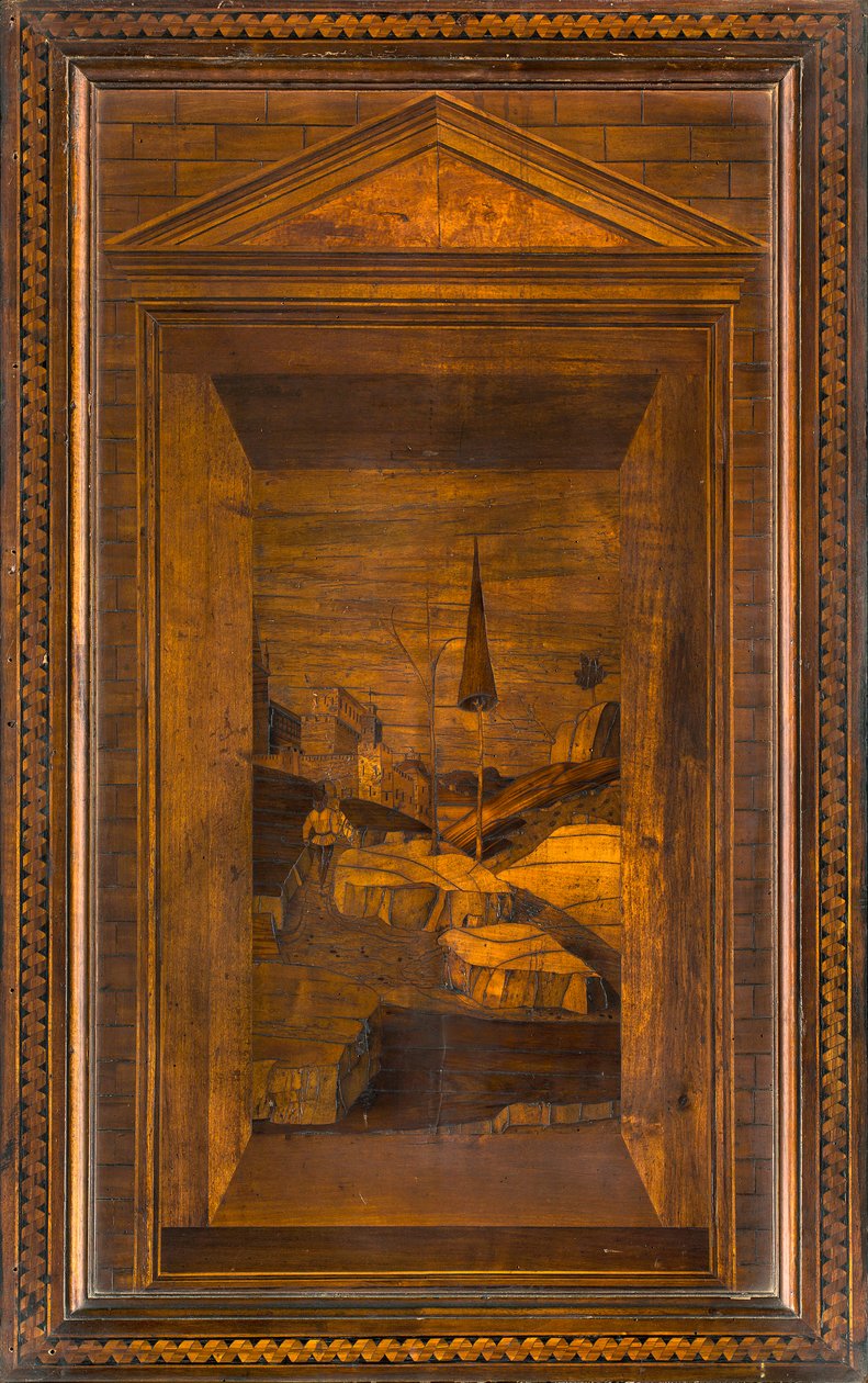 Lignaean Canonical Choir, inlagd av Giovanni Maria Platina 1484, Superior Stall av Giovanni Maria Platina