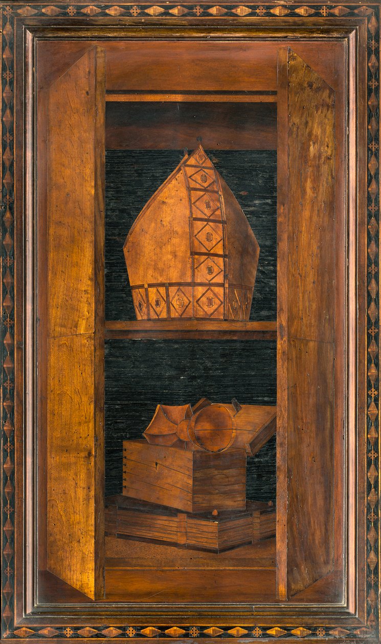 Lignaean Canonical Choir, inlagd av Giovanni Maria Platina 1484, Superior Stall av Giovanni Maria Platina