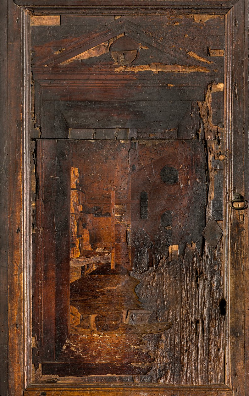 Lignaean Canonical Choir, inlagd av Giovanni Maria Platina 1484, Superior Stall av Giovanni Maria Platina