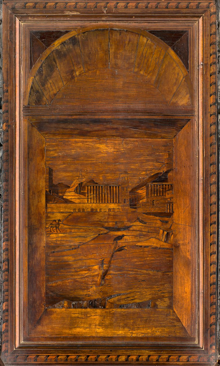 Lignaean Canonical Choir, inlagd av Giovanni Maria Platina 1484, Superior Stall av Giovanni Maria Platina