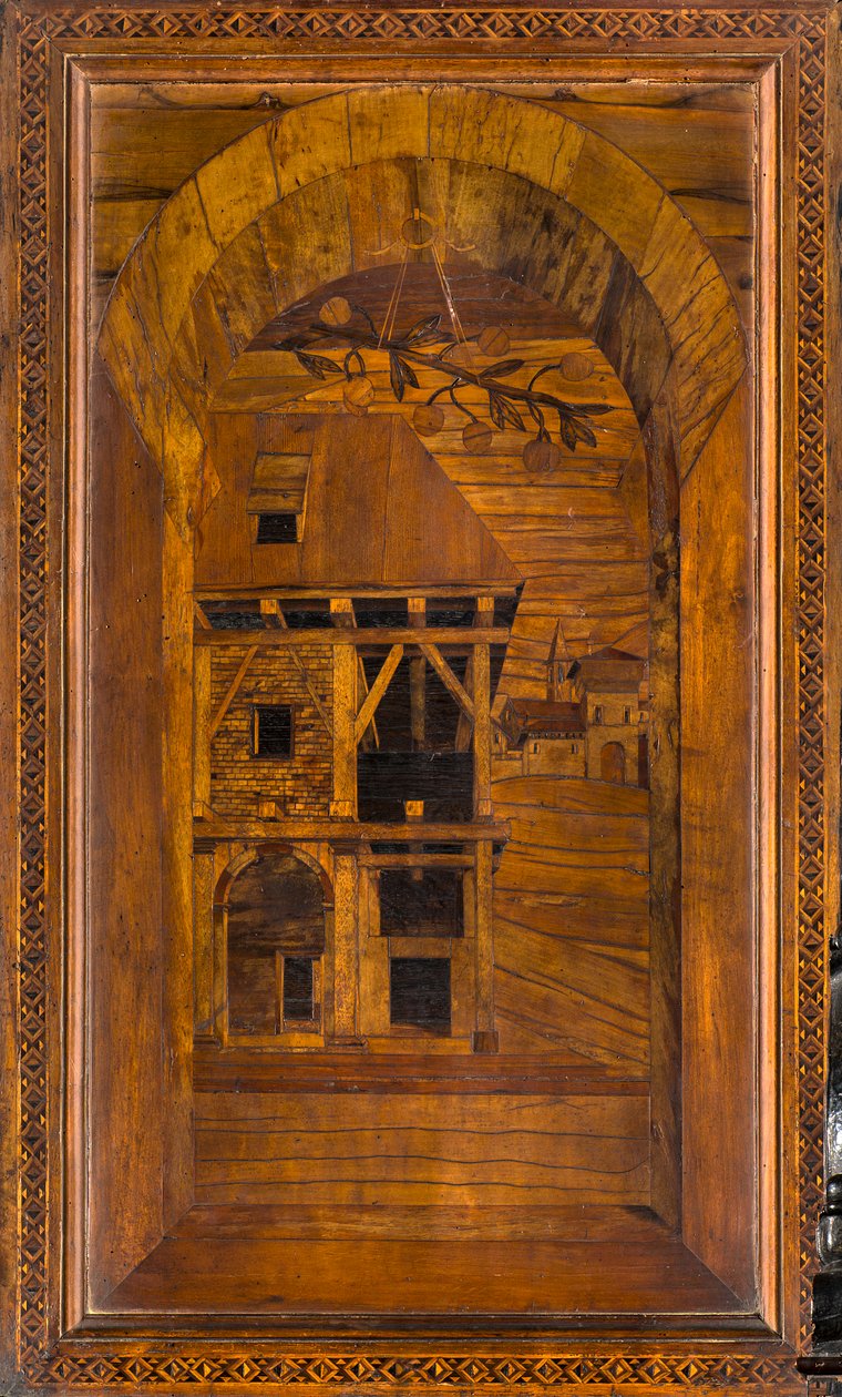 Lignaean Canonical Choir, inlagd av Giovanni Maria Platina 1484, Superior Stall av Giovanni Maria Platina