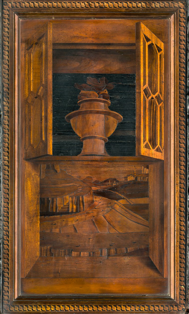 Lignaean Canonical Choir, inlagd av Giovanni Maria Platina 1484, Superior Stall av Giovanni Maria Platina