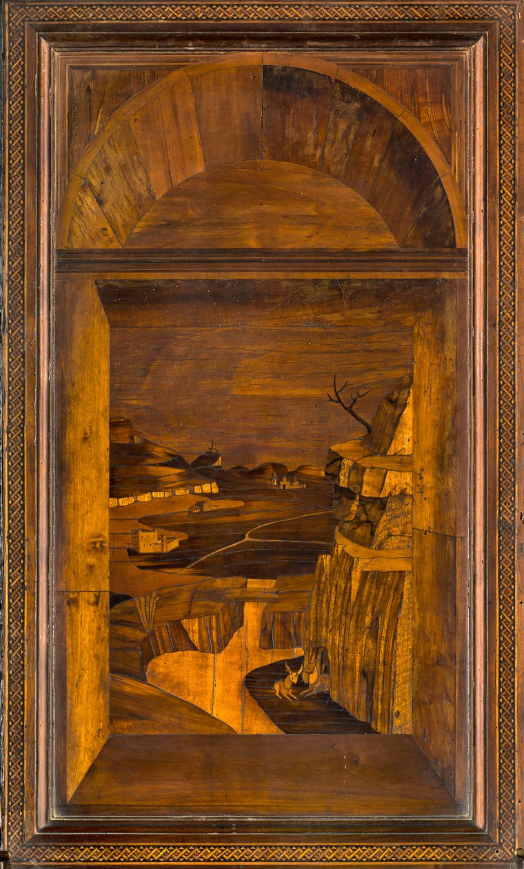Lignaean Canonical Choir, inlagd av Giovanni Maria Platina 1484, Superior Stall av Giovanni Maria Platina