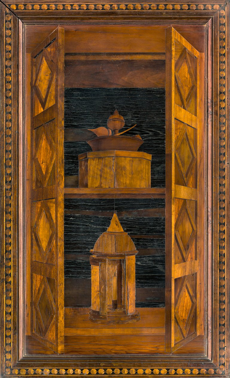 Lignaean Canonical Choir, inlagd av Giovanni Maria Platina 1484, Superior Stall av Giovanni Maria Platina