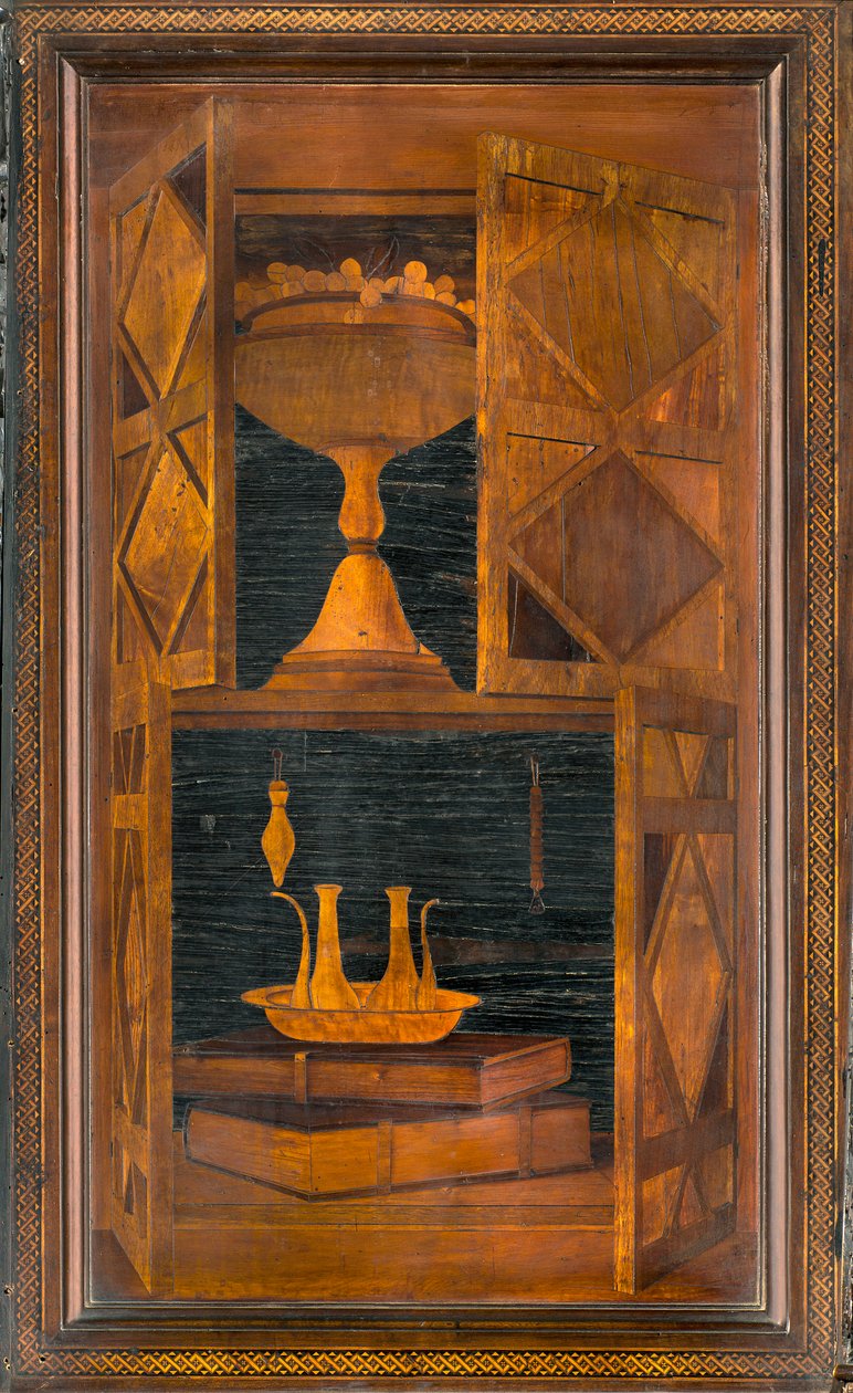 Lignaean Canonical Choir, inlagd av Giovanni Maria Platina 1484, Superior Stall av Giovanni Maria Platina
