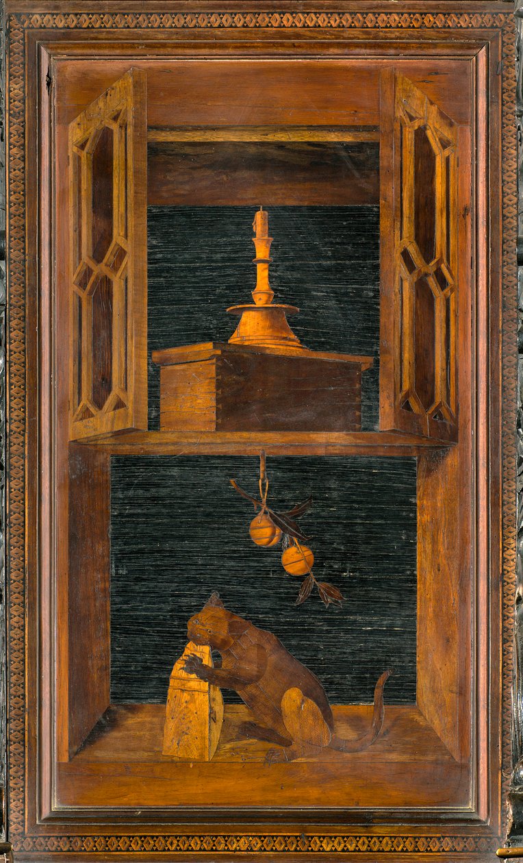 Lignaean Canonical Choir, inlagd av Giovanni Maria Platina 1484, Superior Stall av Giovanni Maria Platina