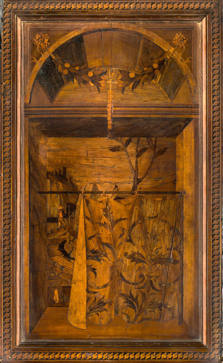 Lignaean Canonical Choir, inlagd av Giovanni Maria Platina 1484, Superior Stall av Giovanni Maria Platina