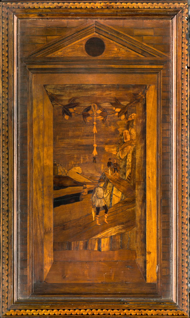 Lignaean Canonical Choir, inlagd av Giovanni Maria Platina 1484, Superior Stall av Giovanni Maria Platina