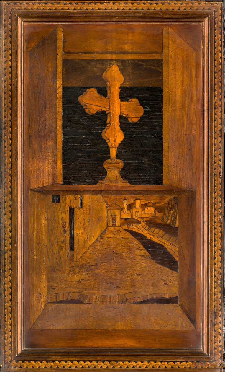 Lignaean Canonical Choir, inlagd av Giovanni Maria Platina 1484, Superior Stall av Giovanni Maria Platina