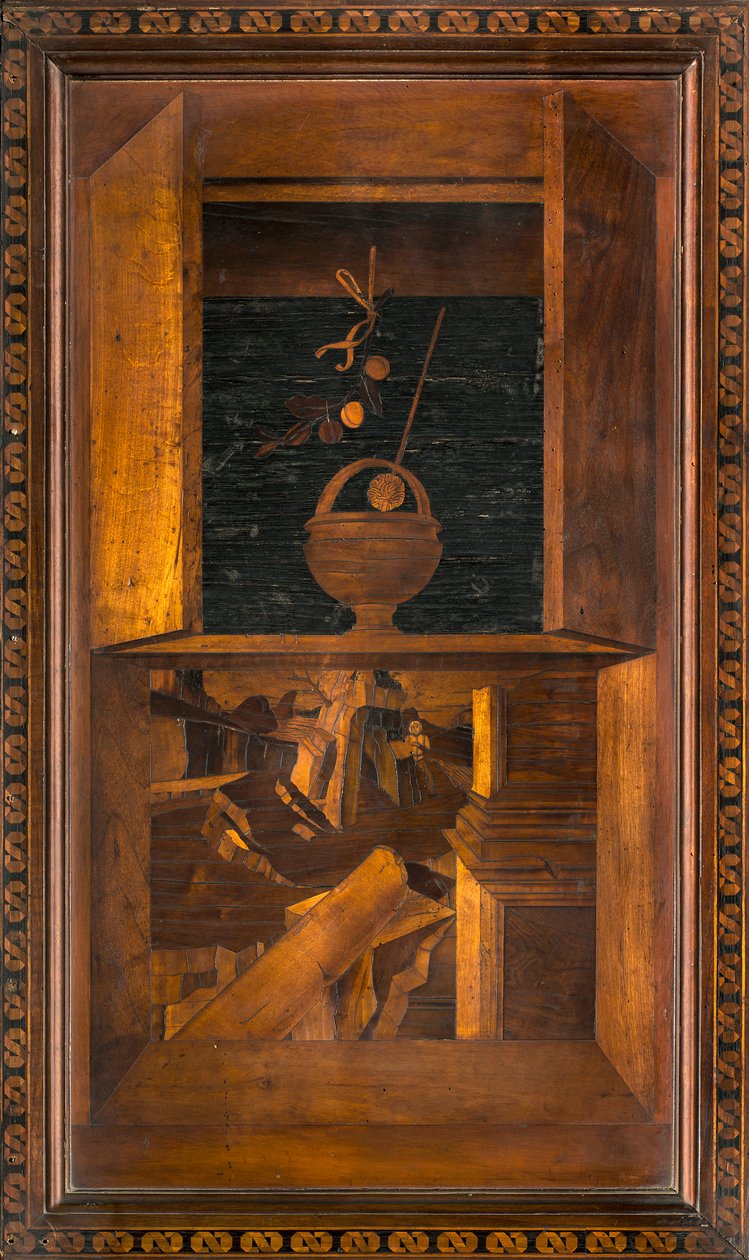 Lignaean Canonical Choir, inlagd av Giovanni Maria Platina 1484, Superior Stall av Giovanni Maria Platina
