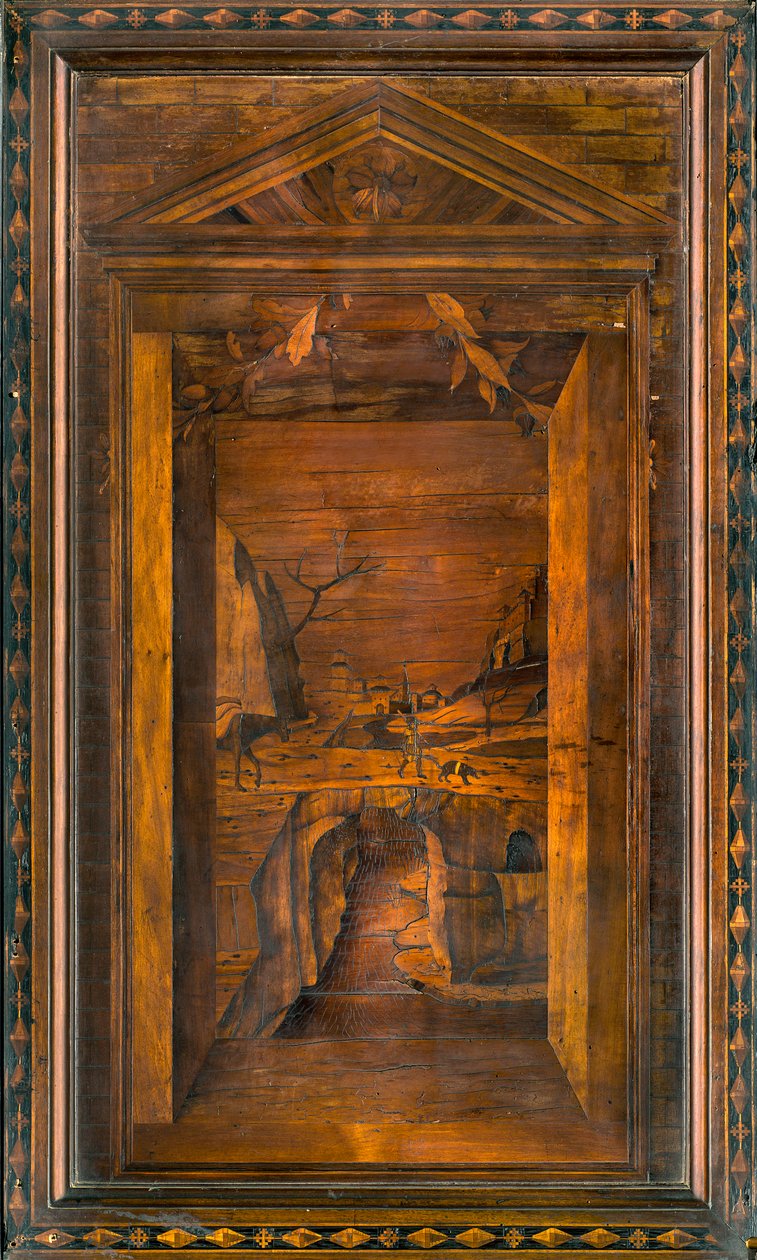 Lignaean Canonical Choir, inlagd av Giovanni Maria Platina 1484, Superior Stall av Giovanni Maria Platina