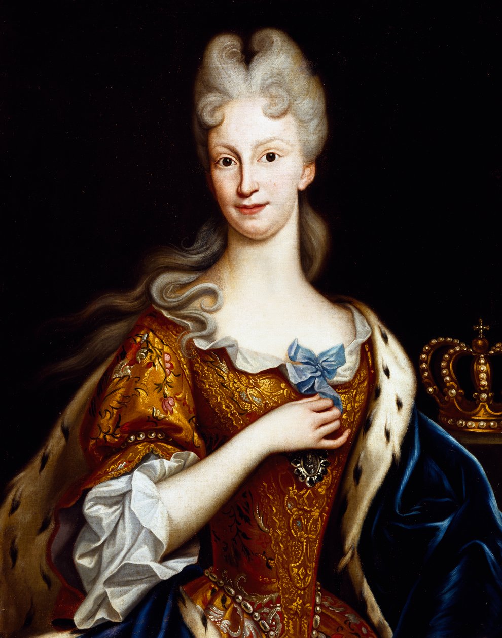 Porträtt av Elisabeth Farnese (Parma av Giovanni Maria delle called Mulinaretto Piane