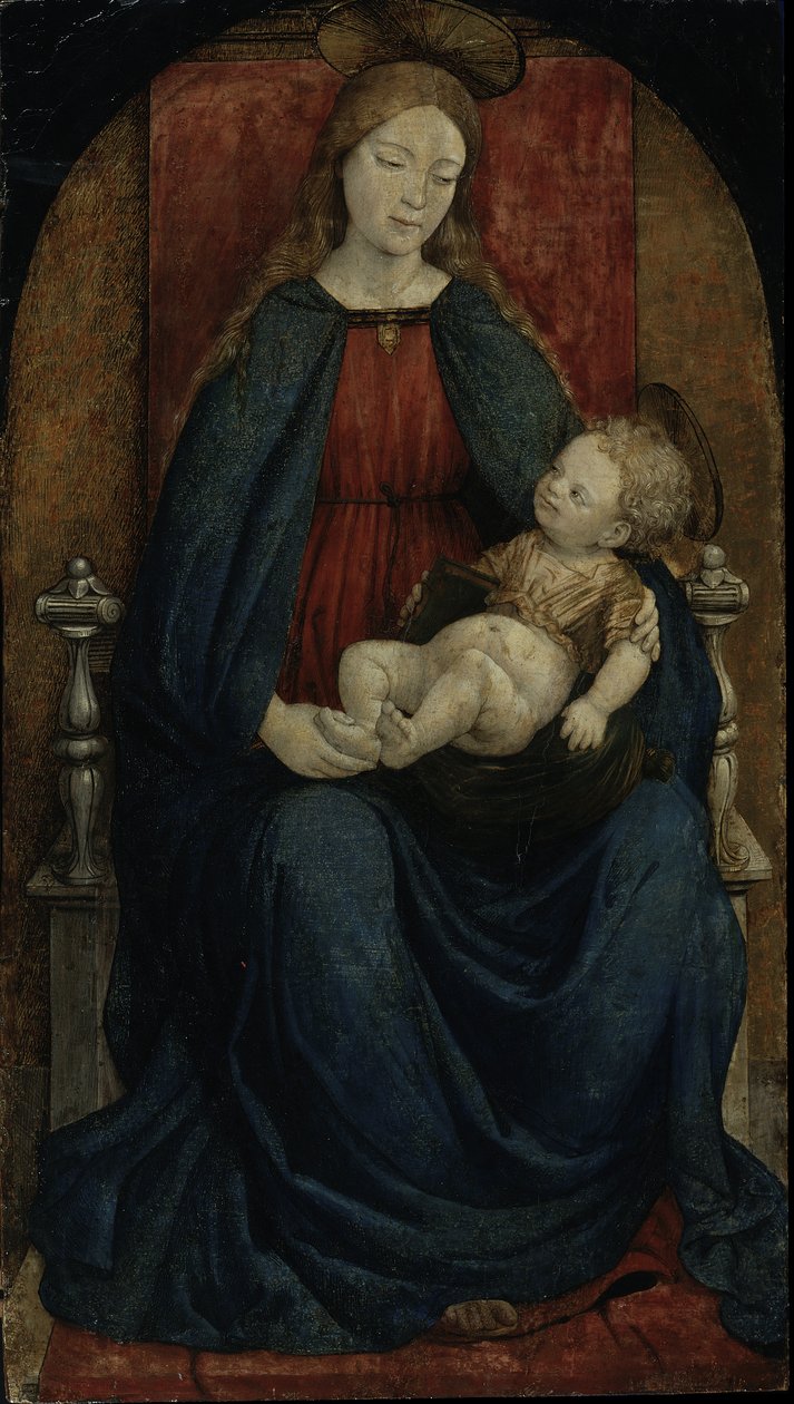 Jungfru och barn, ca 1480 av Giovanni Martino Spanzotti