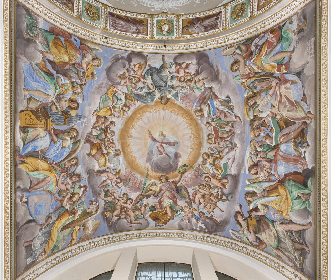 Gud i ära och musikeränglar, 1616 av Giovanni Mauro della Rovere