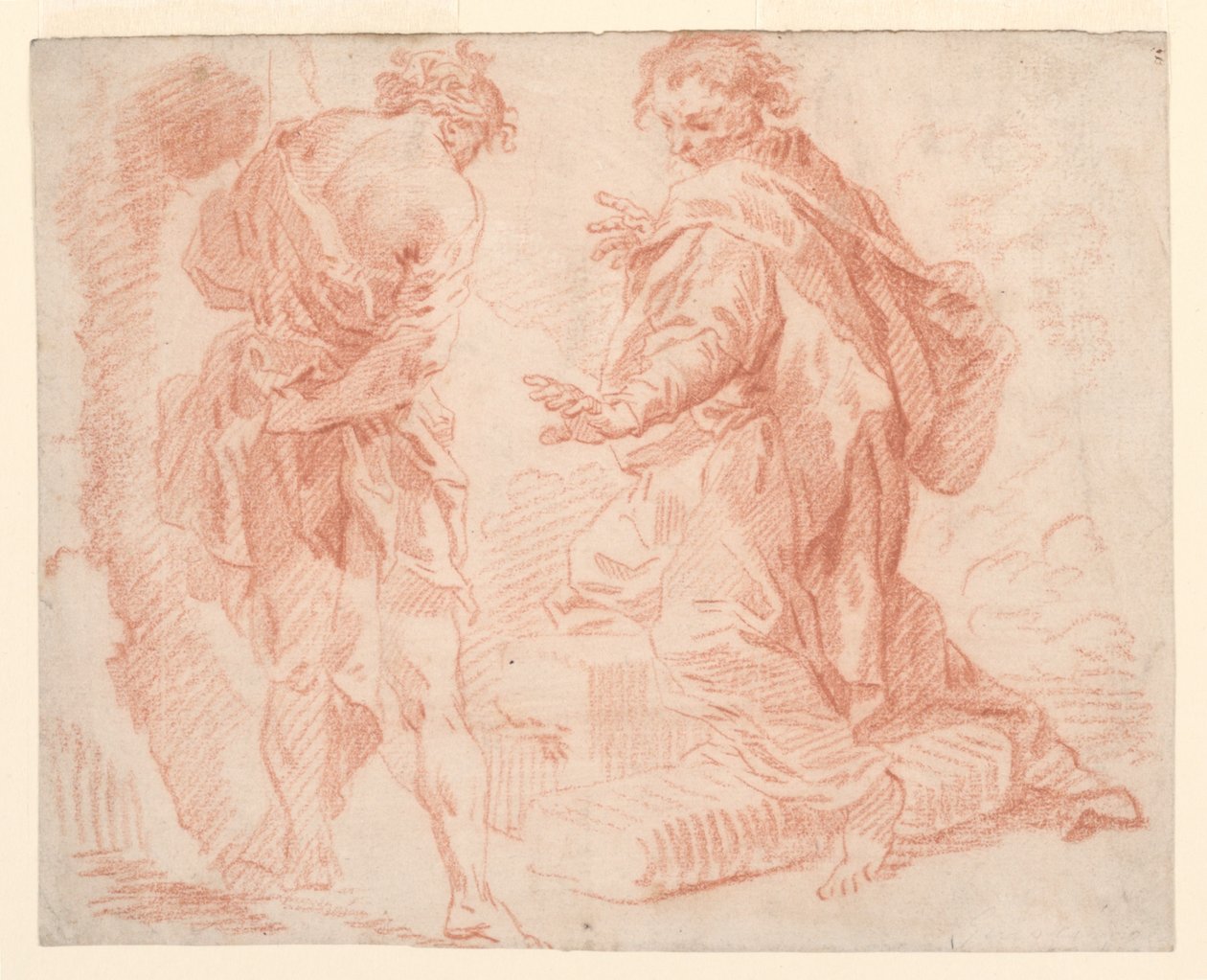 Stående och knästående figurer av Giovanni Paolo Panini