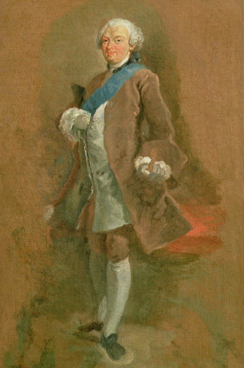 Porträtt av Duc de Choiseul, ca 1757 av Giovanni Paolo Pannini