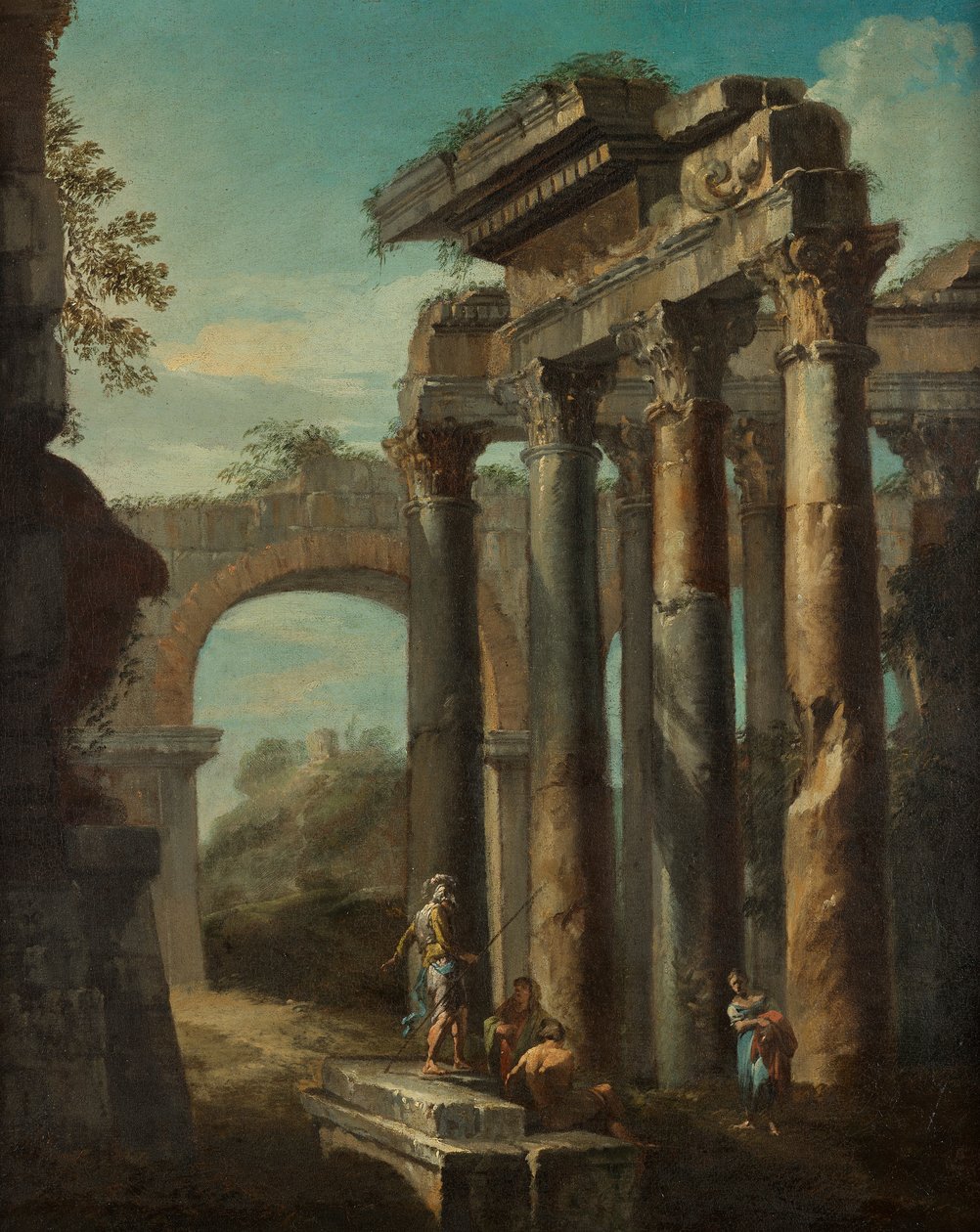 romerska ruiner av Giovanni Paolo Pannini