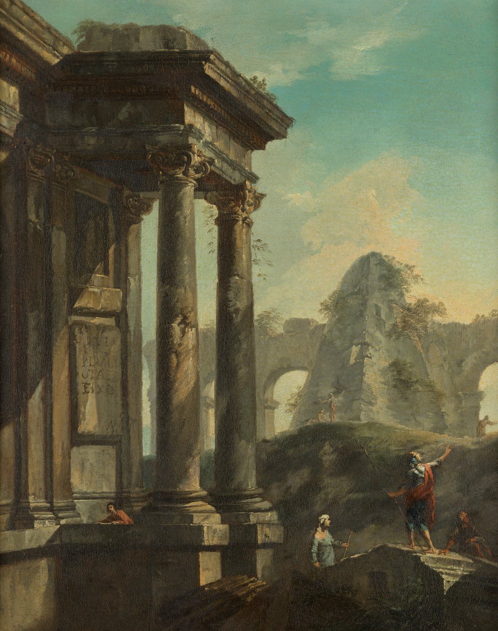 Romersk ruinlandskap av Giovanni Paolo Pannini
