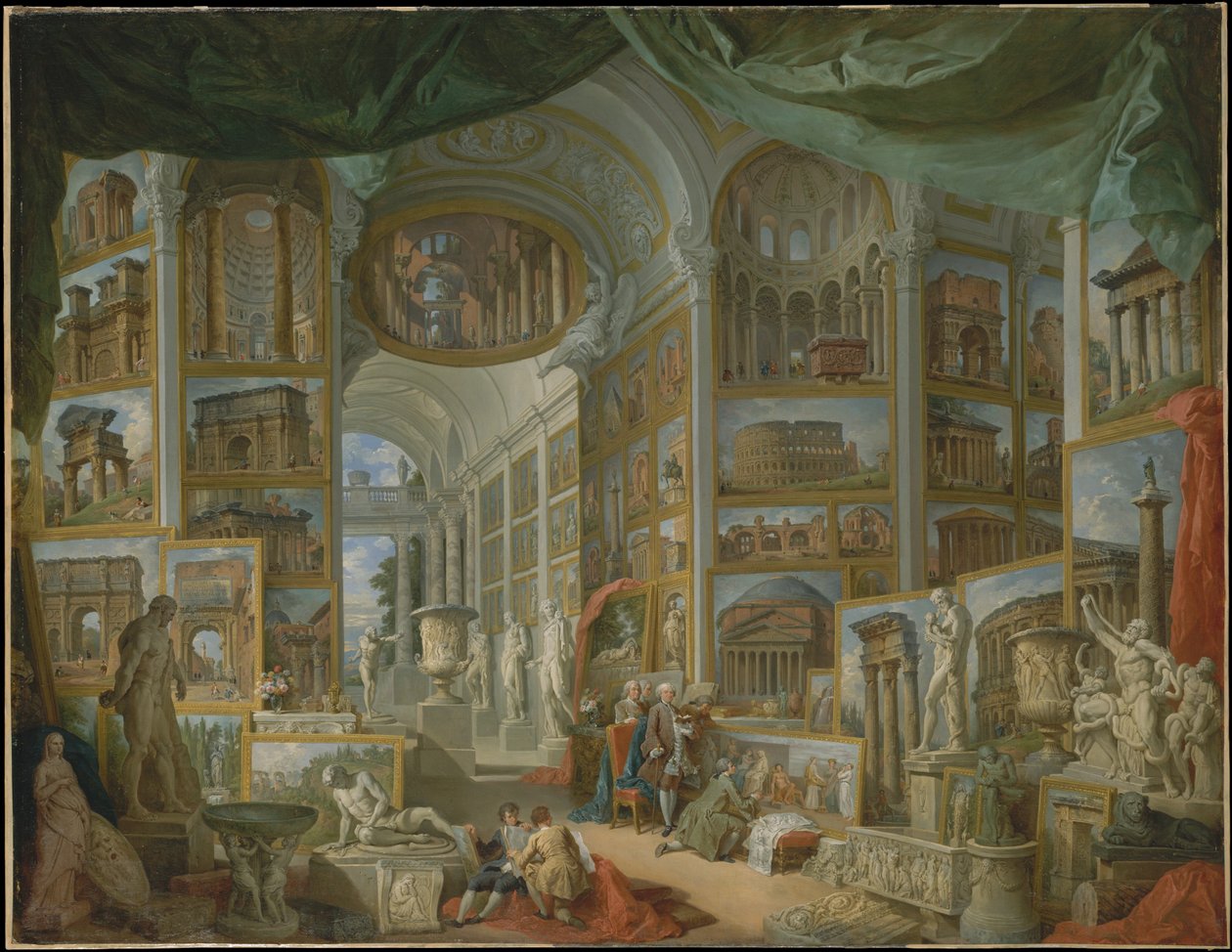 Antikens Rom, 1757 av Giovanni Paolo Pannini
