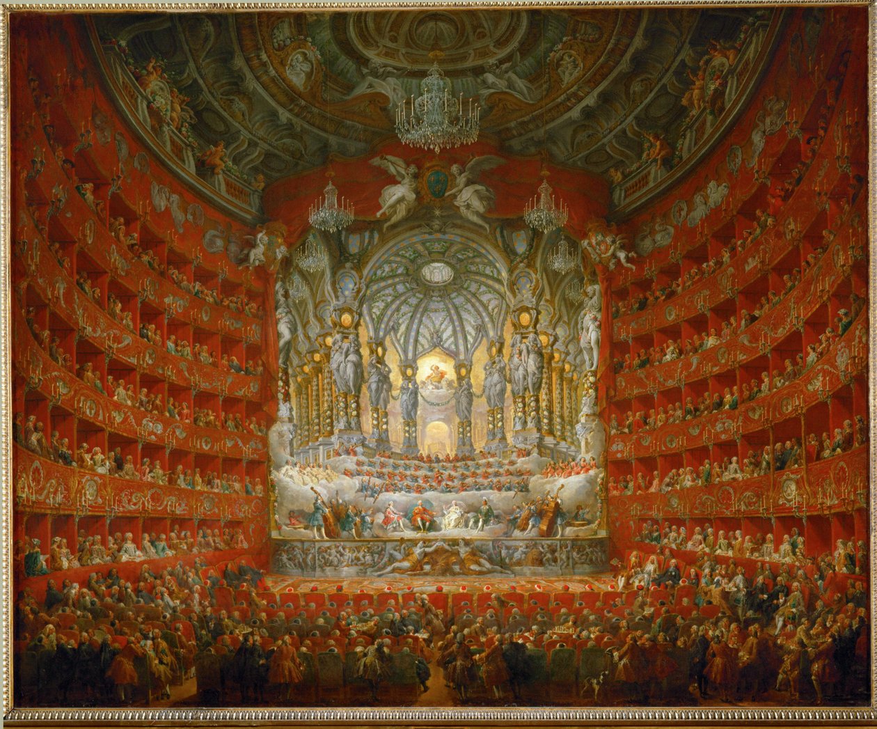 Musikalisk fest ... av Giovanni Paolo Pannini or Panini