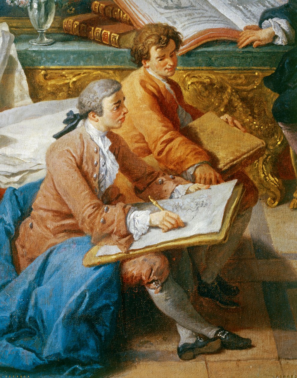 Galleri med vyer över det moderna Rom ... av Giovanni Paolo Pannini or Panini
