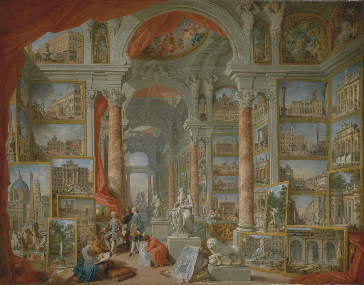 Moderna Rom av Giovanni Paolo Pannini