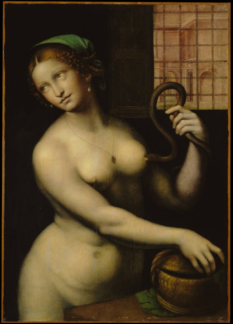 Cleopatra av Giovanni Pietro Rizzoli (attr. to) Giampietrino