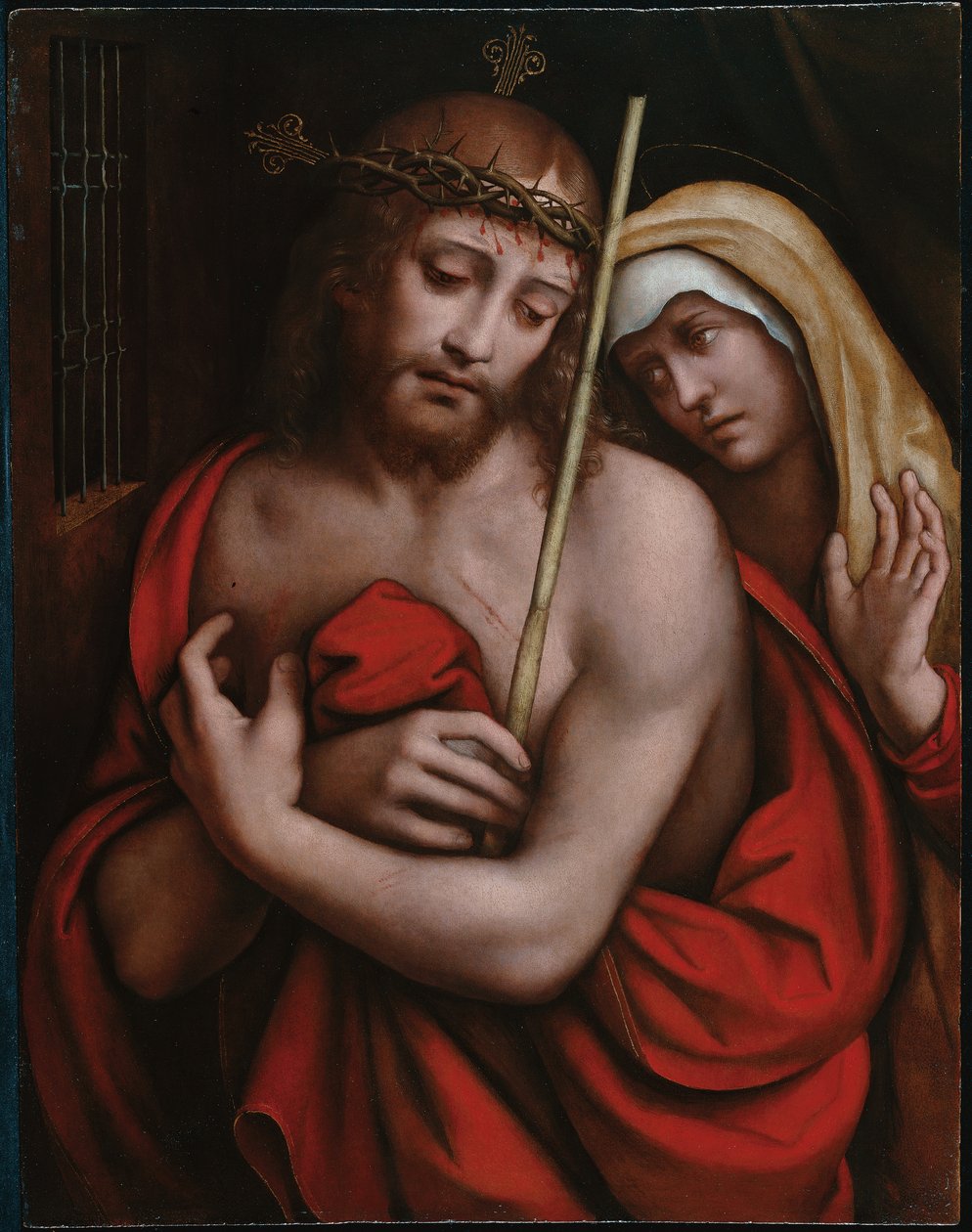 Kristus krönt med törnen, efter 1521 (olja på panel) av Giovanni Pietro Rizzoli Giampietrino