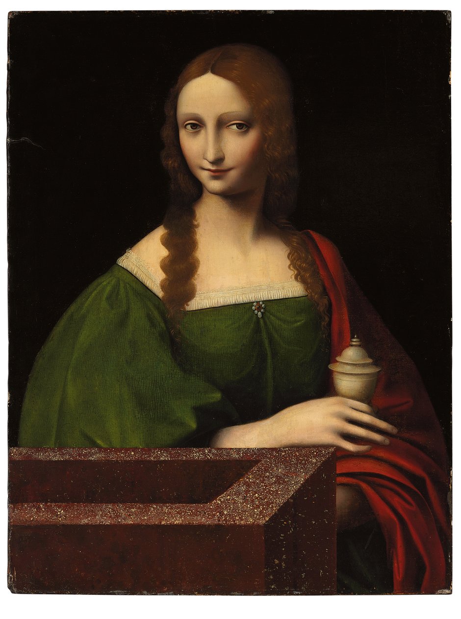 Maria Magdalena (olja på panel) av Giovanni Pietro Rizzoli Giampietrino
