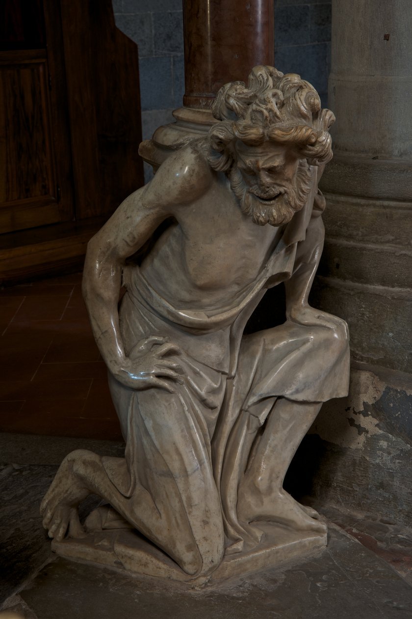 Predikstolen i kyrkan Sant