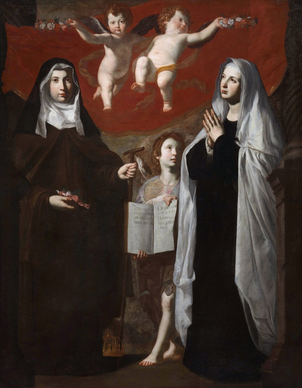 Sankta Elizabeth av Ungern (Sankt Elisabet av Ungern eller Thüringen av Giovanni Ricca