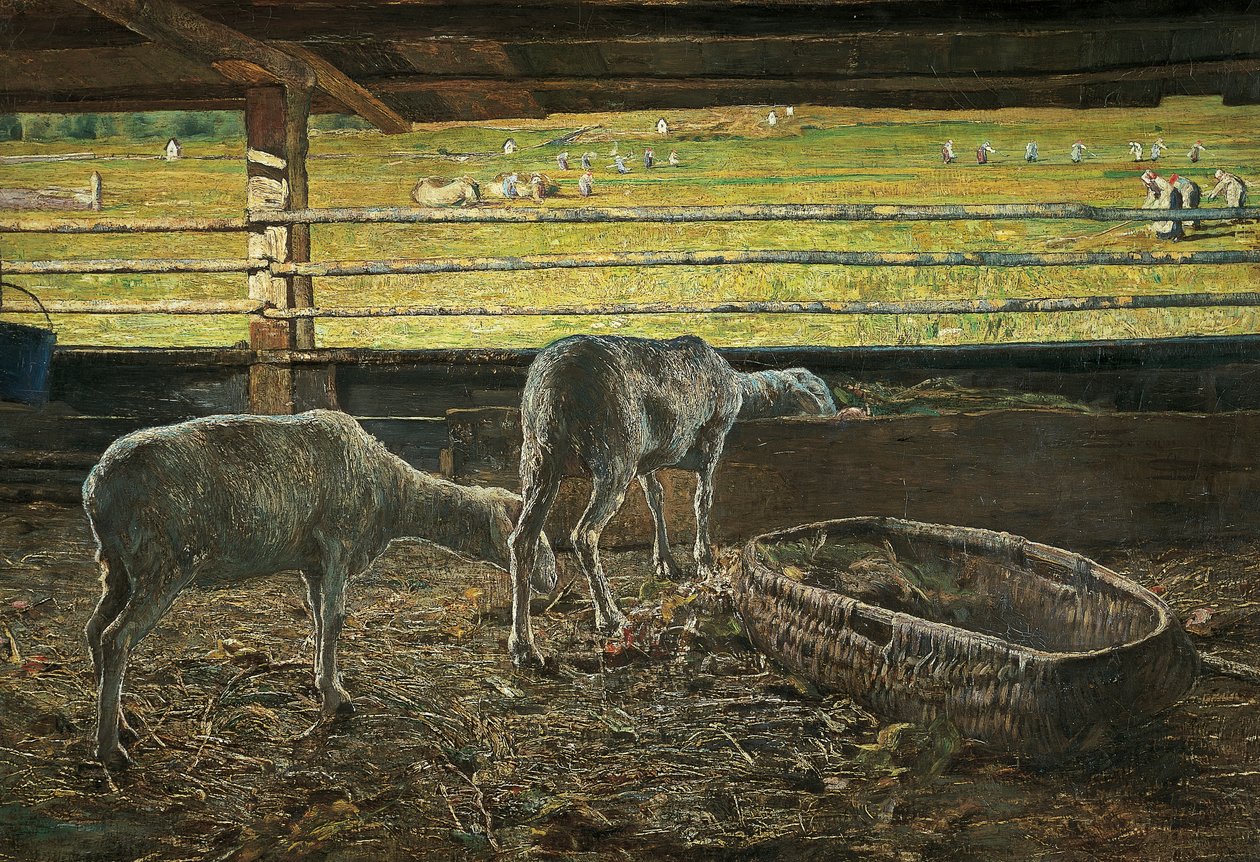 Kontrast av ljus av Giovanni Segantini